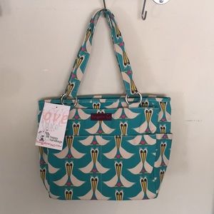 NWT Bungalow 360 Pelican Love pocket bag